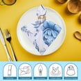 thumbnail image 6 of Jiayy Floral Pattern Blue Bird Dinner Napkin for Farmhouse Party Dining Table Decor 6 PCS, 6 of 7