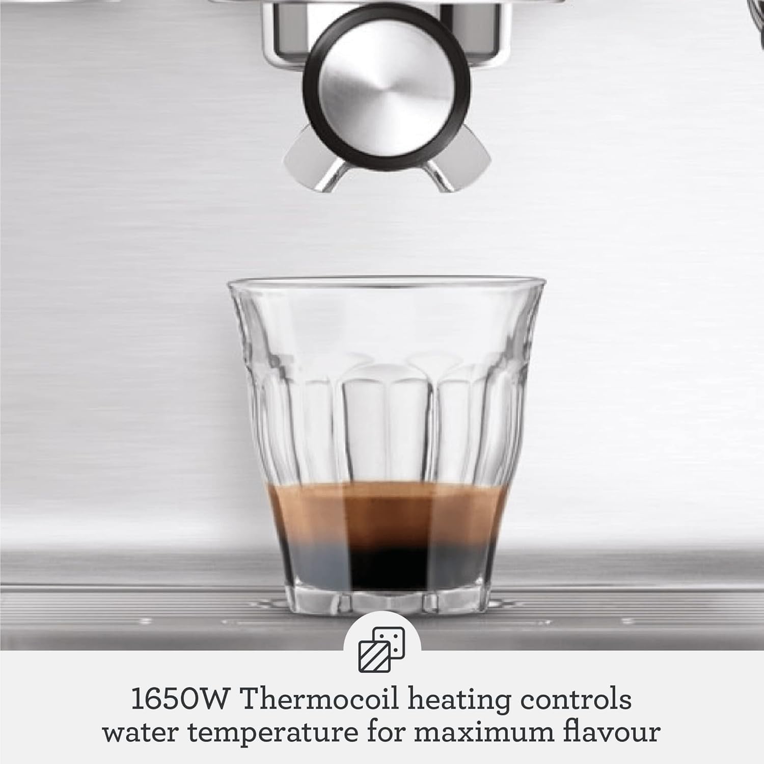 Breville BES8 Series Infuser Espresso Machine, Precise Espresso Extraction, Auto Purge, Brushed Stainless Steel, Ideal for Iced Coffee, Espresso, Cold Brew Coffee, Latte, Cappuccino