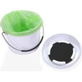 thumbnail image 2 of ANBAR 1 Gallon Kitchen Compost Bin Bucket Complete with Silicone Handle Lid, Charcoal Filter and 20 Compostable and Biodegradable Bag Liners, 2 of 5