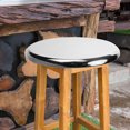 thumbnail image 1 of EXHUMKY Asiento Metálico Para Taburete De Bar Con Acabado Plateado Resistente Para Uso En Interiores, 1 of 8
