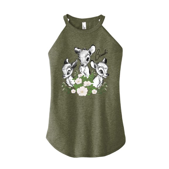 Bambi - Bambi Portrait - Juniors High Neck Tank Top