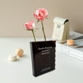 thumbnail image 6 of Ptetnvg Clear Book Vase Acrylic Lightweight Aesthetic Flower Vase Home Library Bookshelf Decoration Book Lovers Gift, 6 of 6