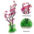 thumbnail image 4 of Unique Bargains 1pcs Fish Tank Aquarium Decorations Plants 12.80" Plants for Aquarium Decor White Purple, 4 of 6