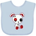 thumbnail image 3 of Inktastic Goth Bunny Boys or Girls Baby Bib, 3 of 4
