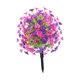 thumbnail image 3 of Estaca de flor artificial de jardín Estaca decorativa Práctica Práctica para instalar Ornamento de decoración del césped premium para patio de patio Morado rosa, 3 of 9