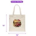 thumbnail image 5 of Be My Valentine's Corgi Truck Full of Love Flower Balloon Canvas Tote Bag Welsh Corgi Dog Lover Gifts Idea Reusable Shopping Grocery Bag - 02029, 5 of 5