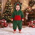 thumbnail image 2 of Onesie Family Christmas Pajamas Matching Sets Holiday Sleepwear Christmas Pajamas Onesie Animal Jumpsuit Sleepwear Adult Couples, 2 of 8