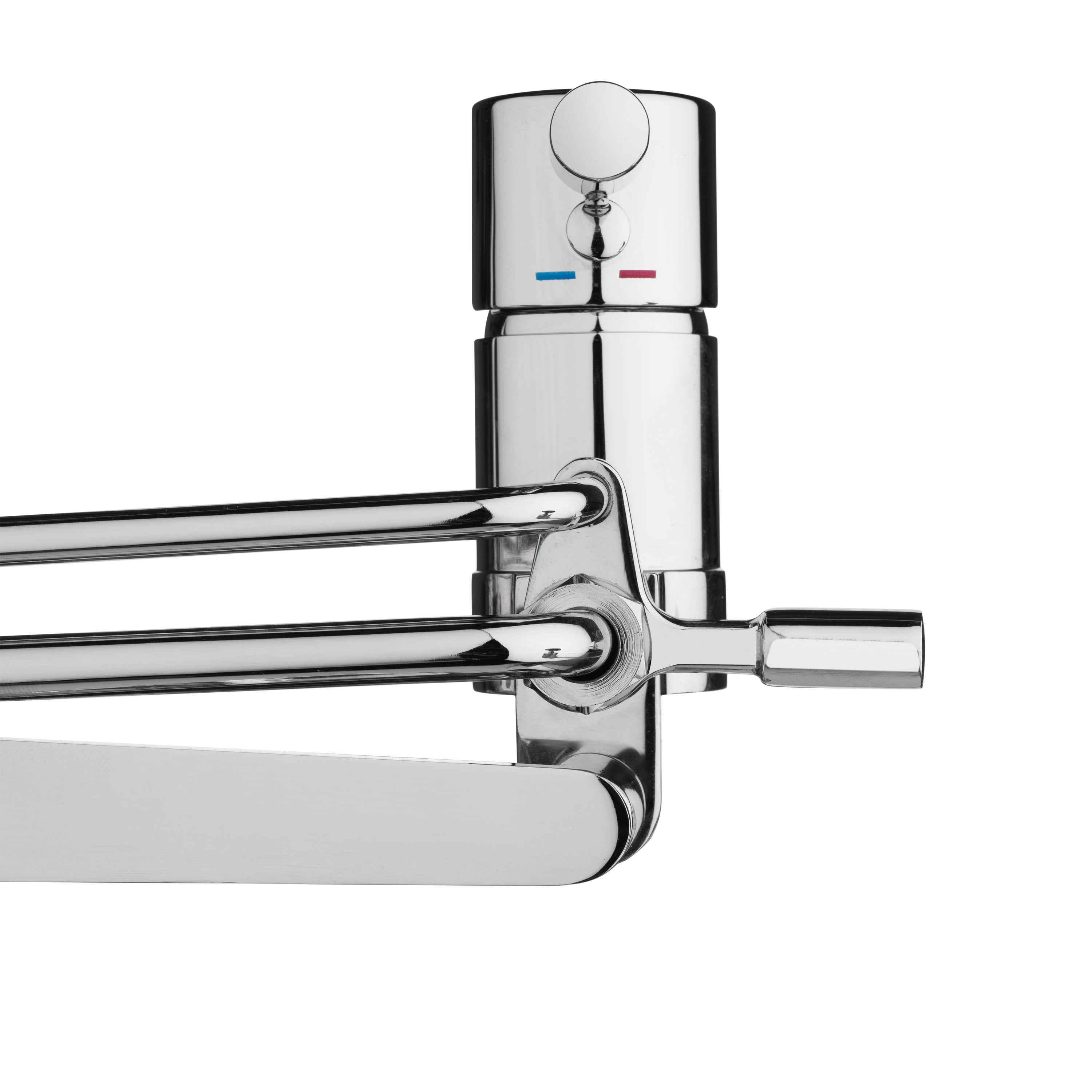 Brondell Side-Mounted All Metal Attachable Bidet with Adjustable Spray Wand, Dual Temperature in Silver