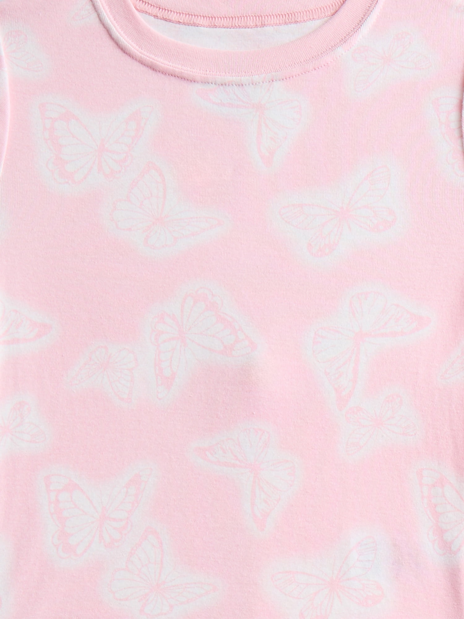 Wonder Nation Girls Short Sleeve Top, Pants and Shorts Pajama Sleep Set, 3-Piece, Sizes 4-10