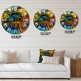 thumbnail image 4 of Designart 'Colour Fusion Iv' Modern Wall Clock, 4 of 5