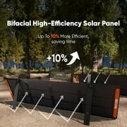 Jackery Solar Generator 1000 v2 with 100Wair Solar Panel,1060Wh Portable Power Station LiFePO4 Battery,1500W AC/100W USB-C Output,1Hr Fast Charge for Camping, Travel, Emergency Backup