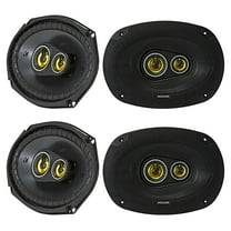KICKER (4) 46CSC6934 CSC693 6x9" 450W 4-Ohm Car Audio Coaxial Speakers
