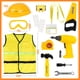 thumbnail image 4 of Disfraz de obrero de la construcción para niños HUUIDY con juego de herramientas y luz para casco, 4 of 7