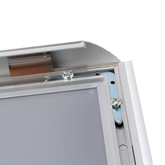 A4 Aluminum Snap Frame, Wide and with Plastic Back Panel, for Posters and Signs, Picture Frame A4 Aluminum Snap Frame for Indoor and Outdoor Display