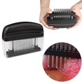 thumbnail image 1 of Meat Tenderizer Tool 48 Blades Stainless Steel Meat Tenderizer With Cleaning Brush Sharp Needle Sturdy Tenderizing Machine Cooking Set For Cooking Bee, 1 of 2