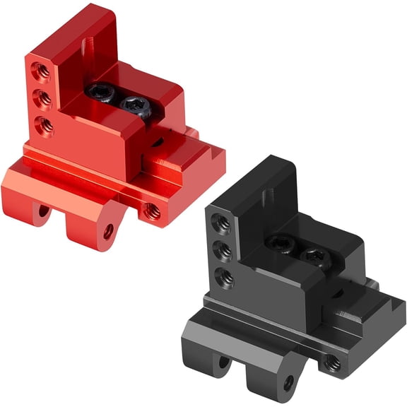 Adjustable Rear Link Mount Aluminum Link Bracket for Axial SCX24 Deadbolt AXI90081 C10 Gladiator Bronco Upgrades Parts (Black)