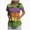 Light Green, variant on Scrubs Tops for Women V Neck Cute Halloween Ghost Witch Football Pumpkin Printed Scrub Tops Women Nurse Shirt Soft Casual Uniform with 2 Pockets (Orange,M)