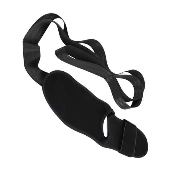 Yingyy Foot and Calf Stretcher Dance Ballet Hamstring yoga strap is made Stretcher for Ankle Leg Black