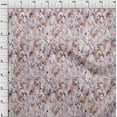 thumbnail image 4 of oneOone Viscose Chiffon Dark Rose Brown Fabric Floral Texture Sewing Material Print Fabric By The Yard 42 Inch Wide, 4 of 4