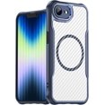 thumbnail image 1 of REQO Compatible for iPhone 16e Case: iPhone 16e Phone Case, Magnetic Translucent Matte Rugged Shockproof Anti-Slip Slim Cell Phone Cover, Military Grade Drop Protection Best Phone Case, 1 of 8