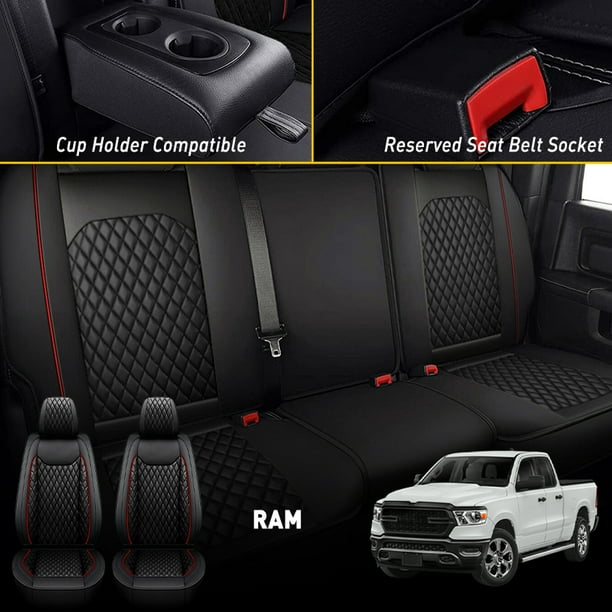 Car Seat Covers Full Set Dodge Ram Fit 20092022 1500 20102022 2500 3500 Pickup Truck Crew
