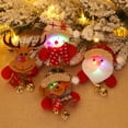 thumbnail image 3 of 4 Pcs Bracelet Claque de Noël Mignon Assorti Lumineux Bracelet de Fête Bande Claque, 3 of 10