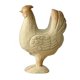 thumbnail image 2 of Figura de gallina sin pintar, adorno de animal, escultura de gallina de madera sin terminar para sala de estar, fiesta, decoración del hogar, oficina,, 2 of 9