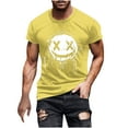 thumbnail image 2 of Blusas y camisas de manga corta y cuello redondo para hombre. Blusas/camisetas de manga corta con cuello redondo y estampado de Halloween para hombre. Blusa para hombre., 2 of 5