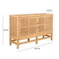 thumbnail image 3 of Amara Natural Woven Rattan Buffet, 3 of 4