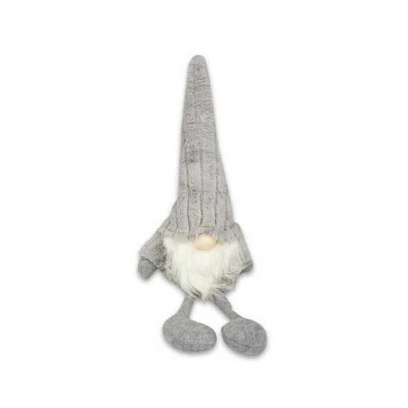 17" Christmas Gnome Decoration Indoor/Outdoor Dark Grey Color