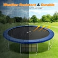 thumbnail image 4 of Exacme Premium Thick Round Trampoline Pad with Opening, 14 Foot Safety Spring Cover (Blue), 4 of 8