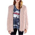 thumbnail image 2 of Puntoco Chaqueta De Mujer Chaqueta De Moda con Cuello Redondo Largo Y Cálido De Imitación para Mujer Liquidación Navideña Puntoco Puntoco-87, 2 of 5