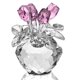 thumbnail image 4 of Billuyoard Flor de cristal de estilo romántico de para el hogar con hojas para sala de estar, dormitorio, decoración de rosas artificiales, Decoración del hogar Rosa, 4 of 6