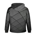 thumbnail image 6 of Mens Pullover Hoodies Sweatshirts Big & Tall M-4X Plus Size Long Sleeve Tops with Pocket Casual Basic Loose Argyle Printed Comfort Hoodie, 6 of 6