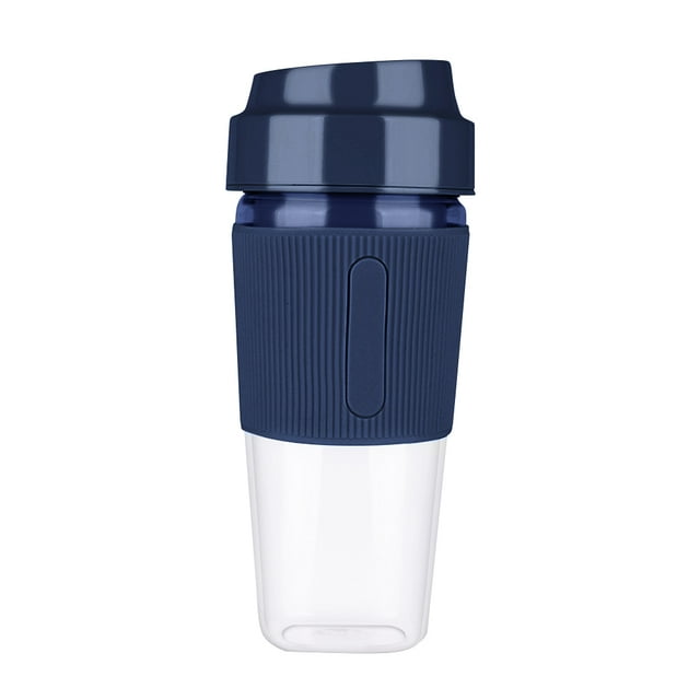 Graflsoa Compact Rechargeable Smoothie Maker - Mini Portable Blender for Juices, Shakes & Healthy Drinks (Blue, 300ml)