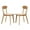 Oak_2pcs, variant on Hassch Wood Dining Chair with Wide Seat and Curved Backrest for Maximum Comfort, FAS-Grade Oak Construction, Kitchen, Dining Room, or Lounge Seating, 1 Pack