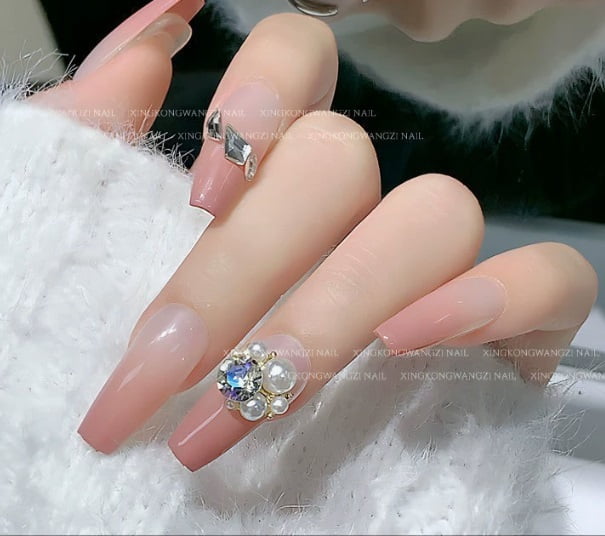 3D Stack Diamond Nail Art Stickers - High-Quality Nail Decoration for Parties, Weddings, and Daily Use