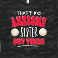 thumbnail image 4 of Inktastic That's My Awesome Sister Out There with Volleyball Women's T-Shirt, 4 of 5