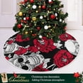 thumbnail image 6 of FMSHPON Halloween Xmas Christmas Tree Skirt Stand Mat for Holiday Party Decoration Indoor Outdoor 48 inches, 6 of 6