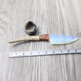 thumbnail image 3 of Reindeer Antler Handle Opalite Blade Ornamental Knife #1758     Mountain Man Knife, 3 of 5