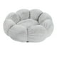 thumbnail image 2 of Cama para gatos con forma de flor, cálida cesta nido para perros, caseta para gatitos, bonita cama con capucha para interiores Gris L, 2 of 9