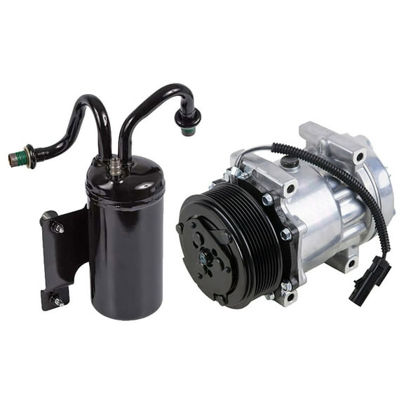 AC Compressor & A/C Drier For Dodge Ram Cummins 5.9L Diesel 2003 2004 2005 - BuyAutoParts