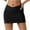 Black, variant on Miqool Tennis Skirts for Women, Crossover High Waisted Tummy Control Athletic Workout Running Sports Golf Skorts Skirts