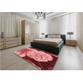 thumbnail image 5 of Ahgly Company Machine Washable Indoor Rectangle Transitional Light Coral Pink Area Rugs, 2' x 4', 5 of 7