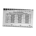 thumbnail image 1 of BELOVING String Action Gauge Set up Measuring Tool Reusable Easy Reading Pocket Sized Silver, 1 of 9