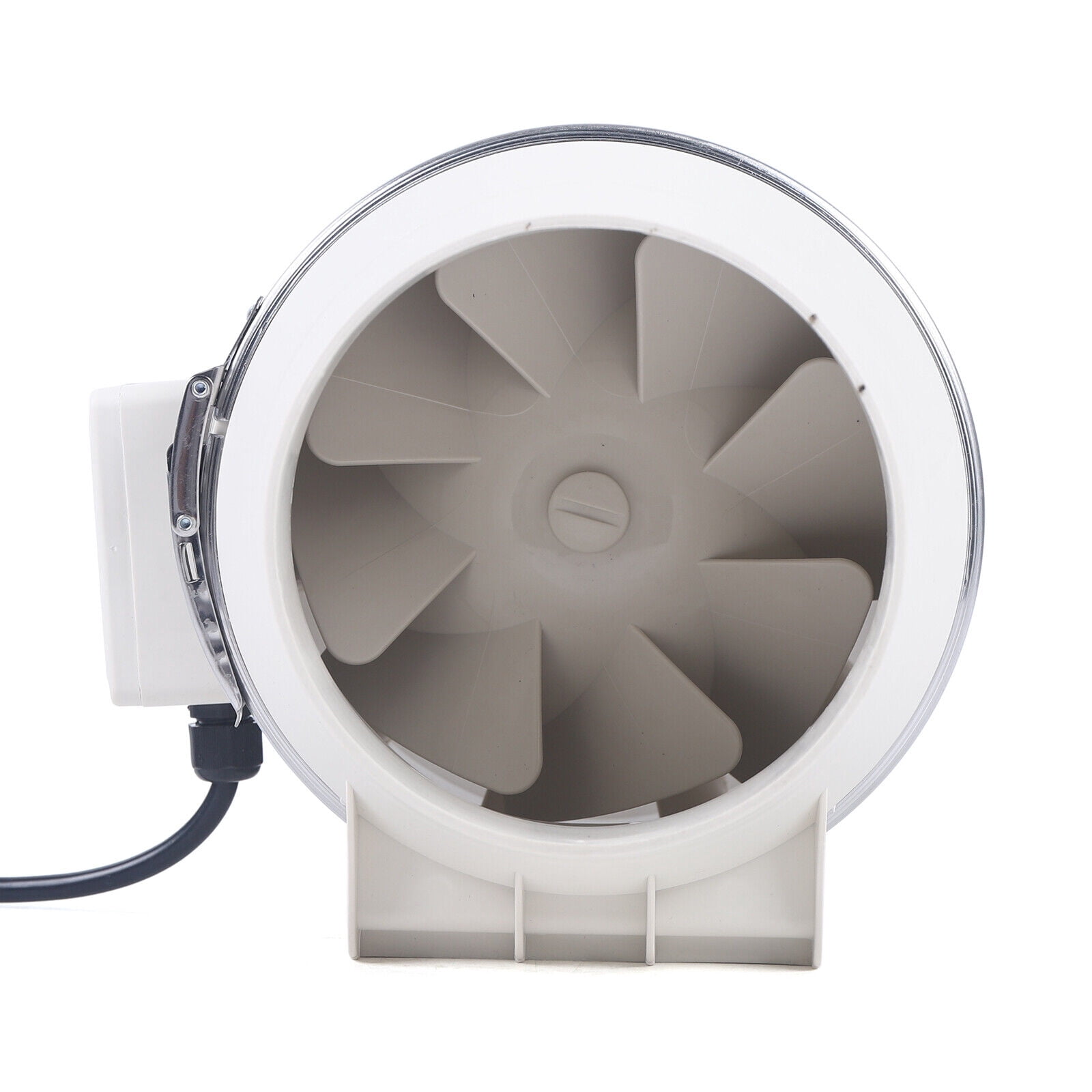 HF-150 6inch Inline Ventilation Fan Air Circulation Vent Exhaust Blower Fan 540m³/h White
