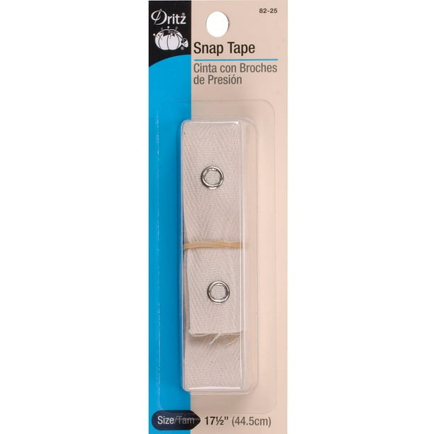 Dritz Snap Tape 18" Pkg Beige