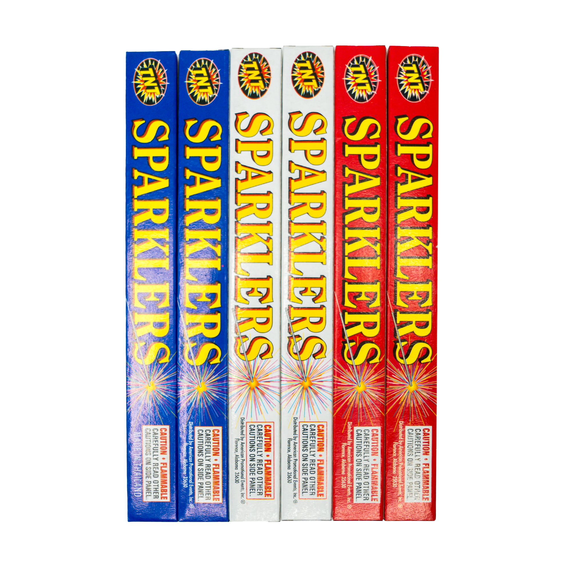 TNT Fireworks, #8 Gold Sparklers, 240 Sparklers