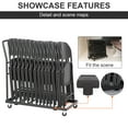 thumbnail image 4 of Heavy-Duty Folding Chair Cart with 1000LB Capacity, 39.5"x18.4"x41.5", Foldable Steel Hand Truck for Warehouse/Home Use, 4 of 7