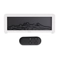 thumbnail image 1 of veasfak 3D Flame Fireplace Humidifier Essential Oil Diffuser for Desktop Living Room white, 1 of 7